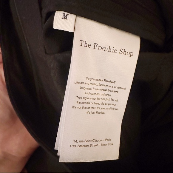 The Frankie Shop x Barbie Pants Straight Leg Black - Picture 5 of 6